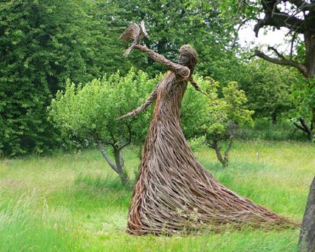 Садовая деревянная скульптура - 78 фото